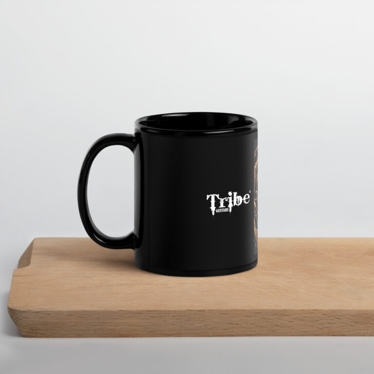 Black Glossy Mug - sKULL - Image 3