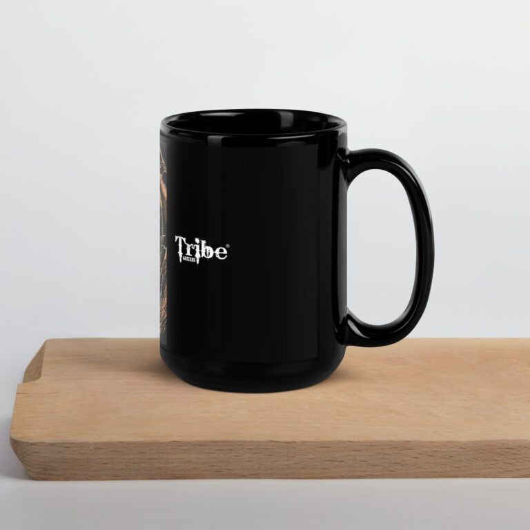 Black Glossy Mug - sKULL - Image 6